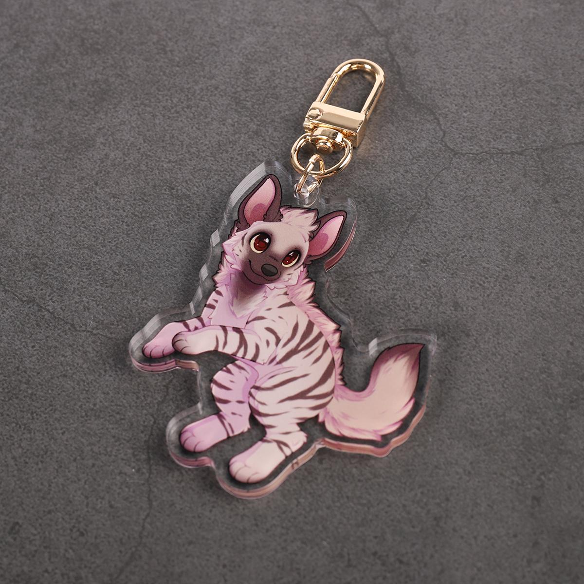 Striped Hyena - Acrylic Charm