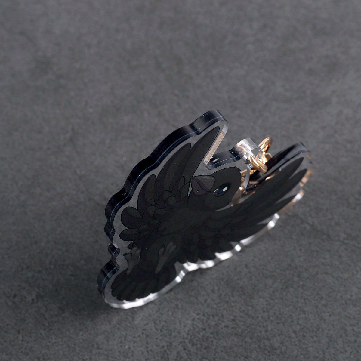 Crow - Acrylic Charm