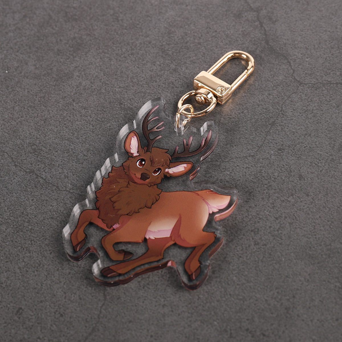 Elk - Deer - Acrylic Charm