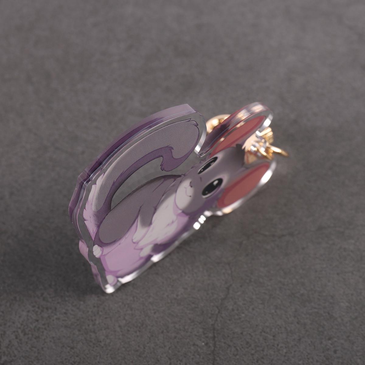 Chinchilla - Standard Coat - Acrylic Charm