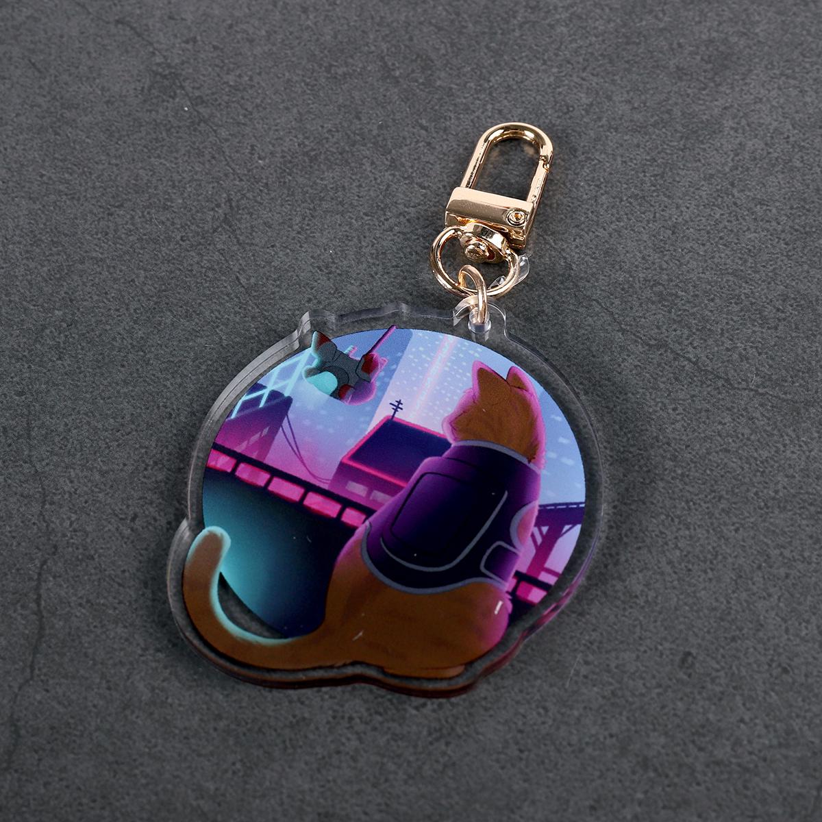 Little Outsider Cat - Stray - Acrylic Charm