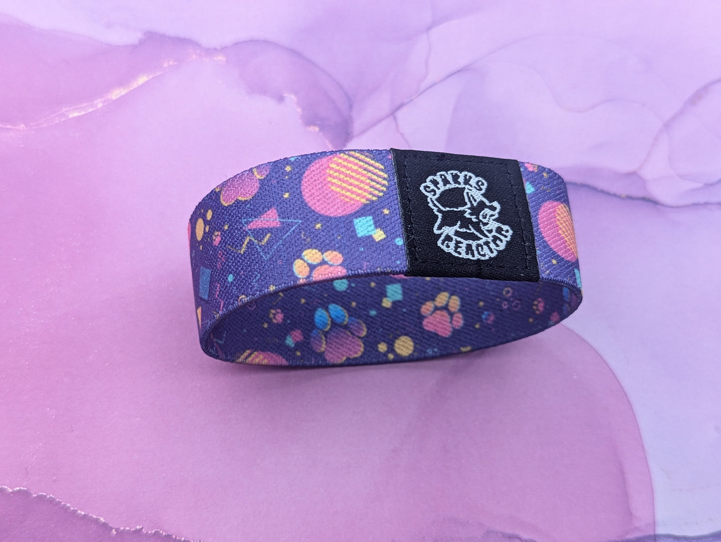 Pawprint Arcade - Elastic Wristband