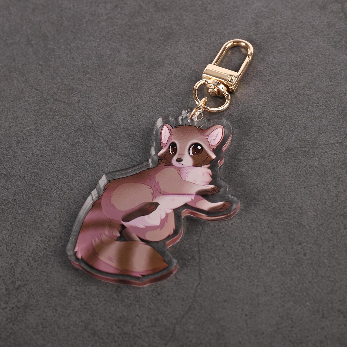 Raccoon - Acrylic Charm