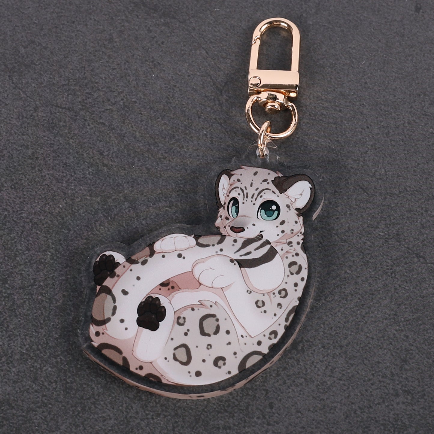 Snow Leopard - Acrylic Charm