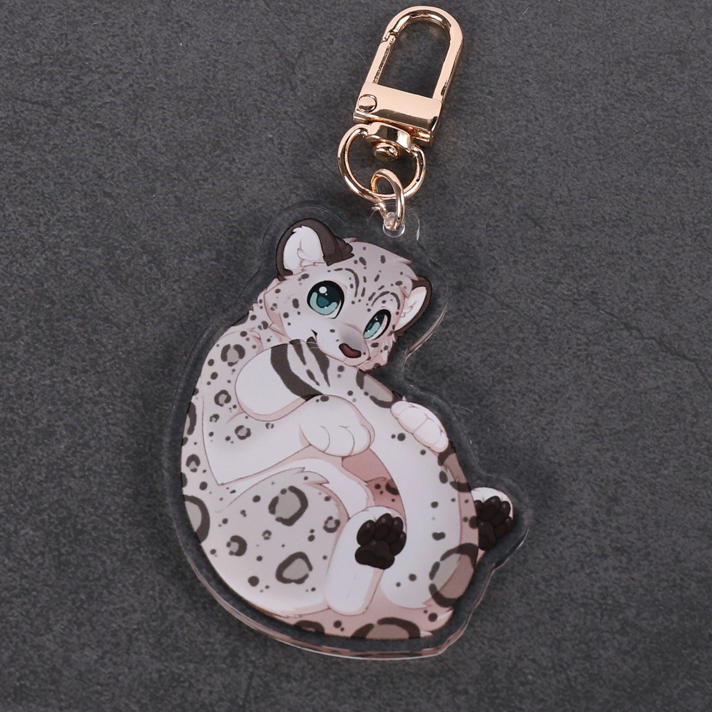 Snow Leopard - Acrylic Charm