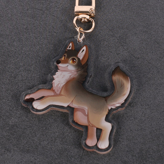 Timber Wolf - Acrylic Charm