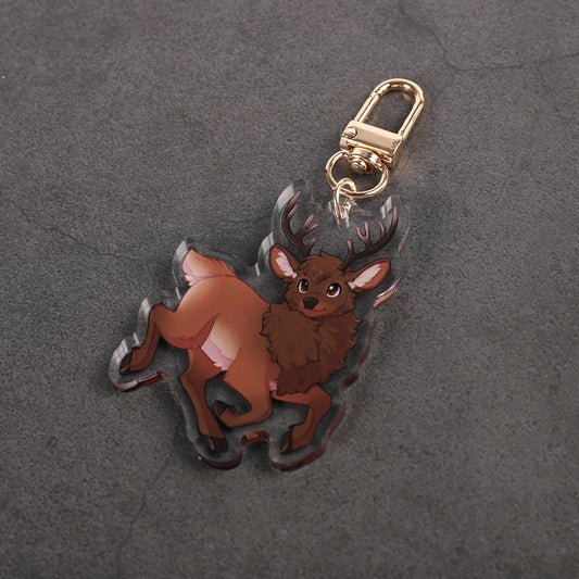 Elk - Deer - Acrylic Charm