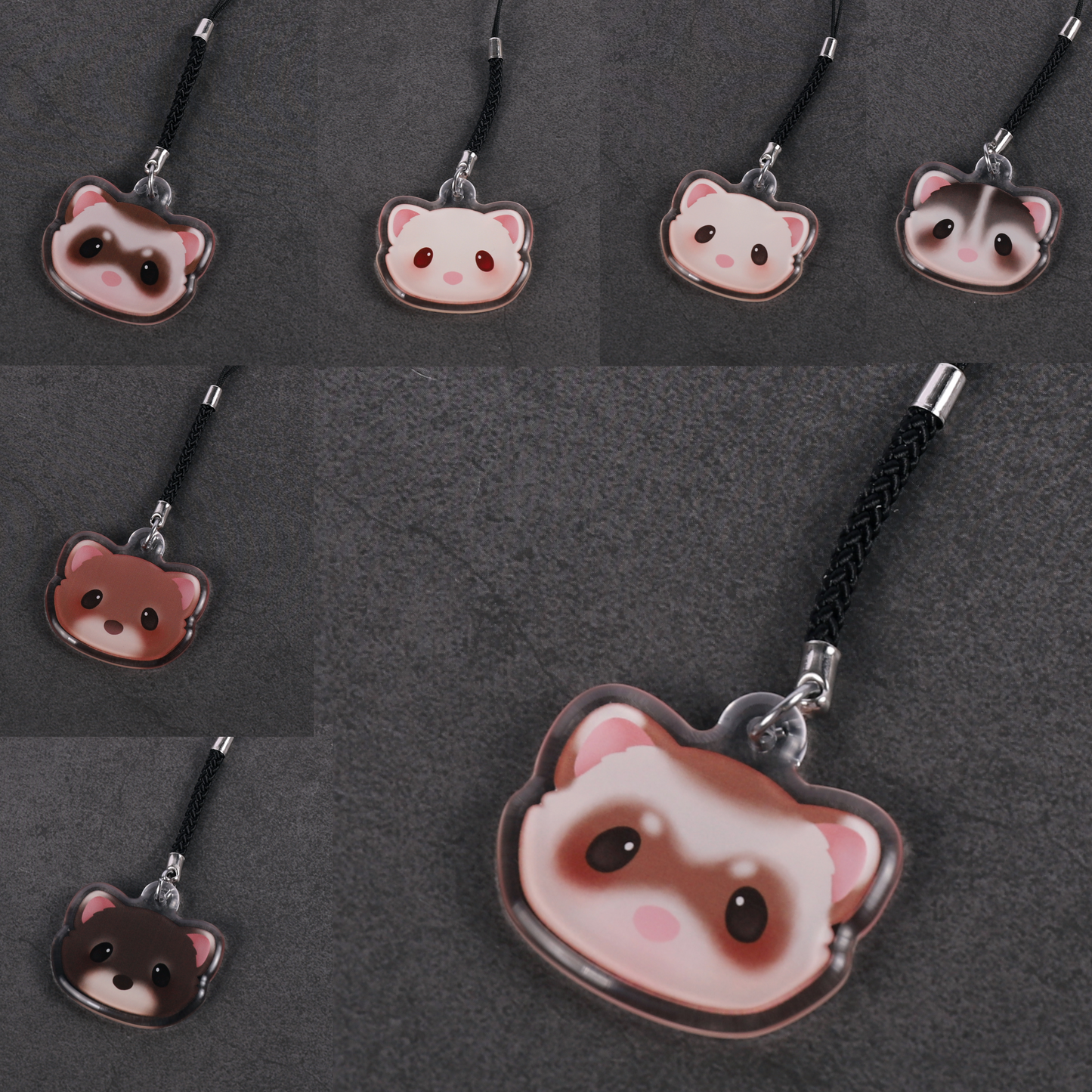 Ferret Collection - 1.5 Inch Charm