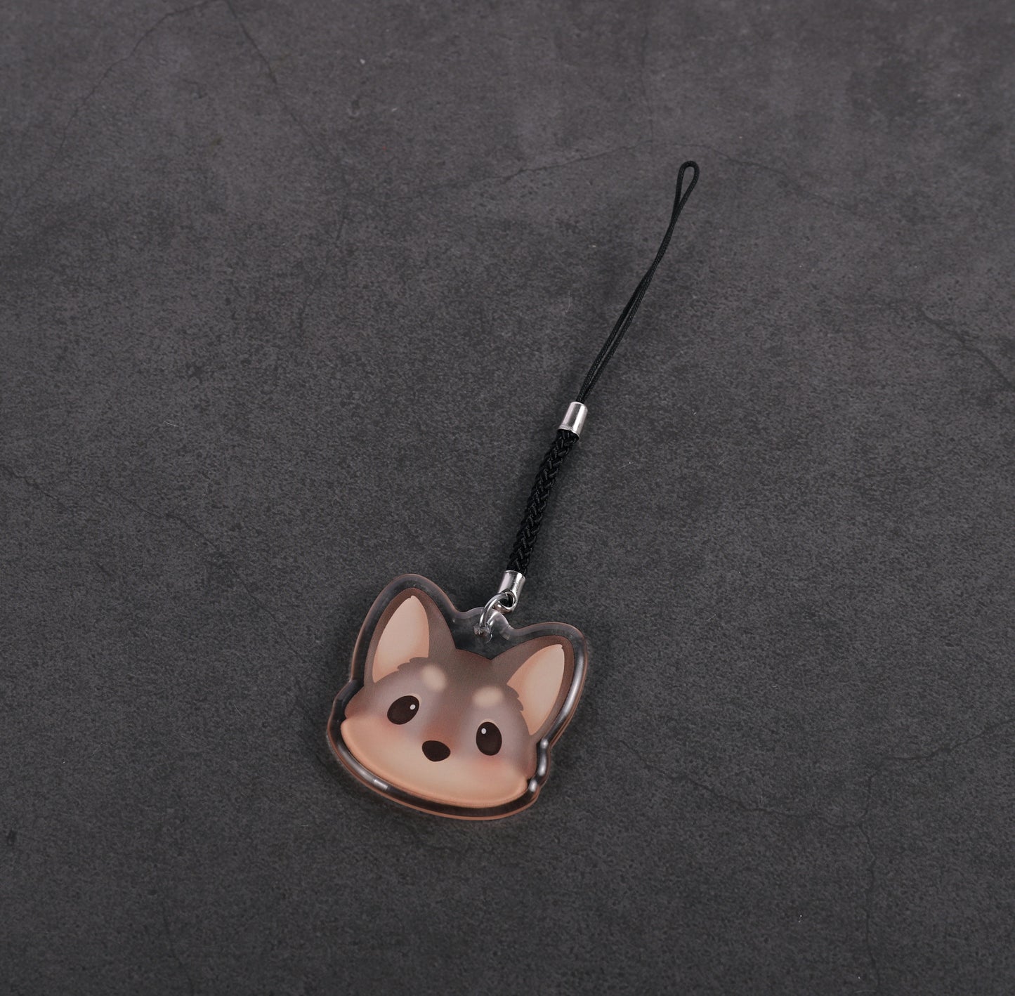 Grey Wolf - 1.5 Inch Charm