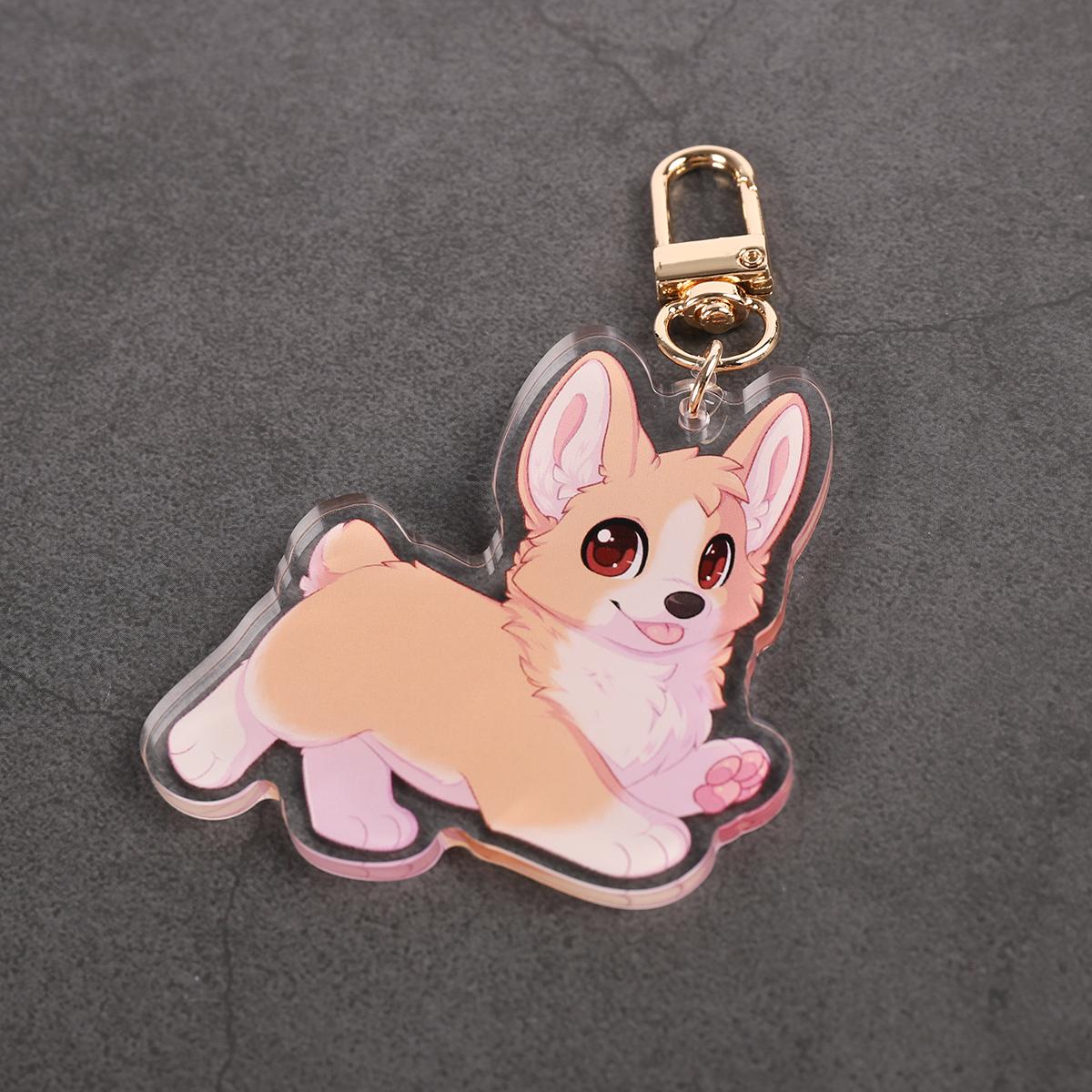 Corgi - Fawn - Acrylic Charm
